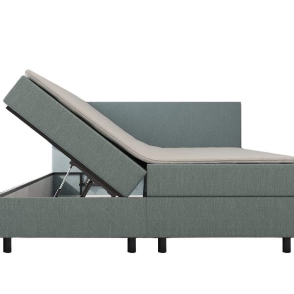 Mörgenn Opberg Boxspring Blauw 160x200