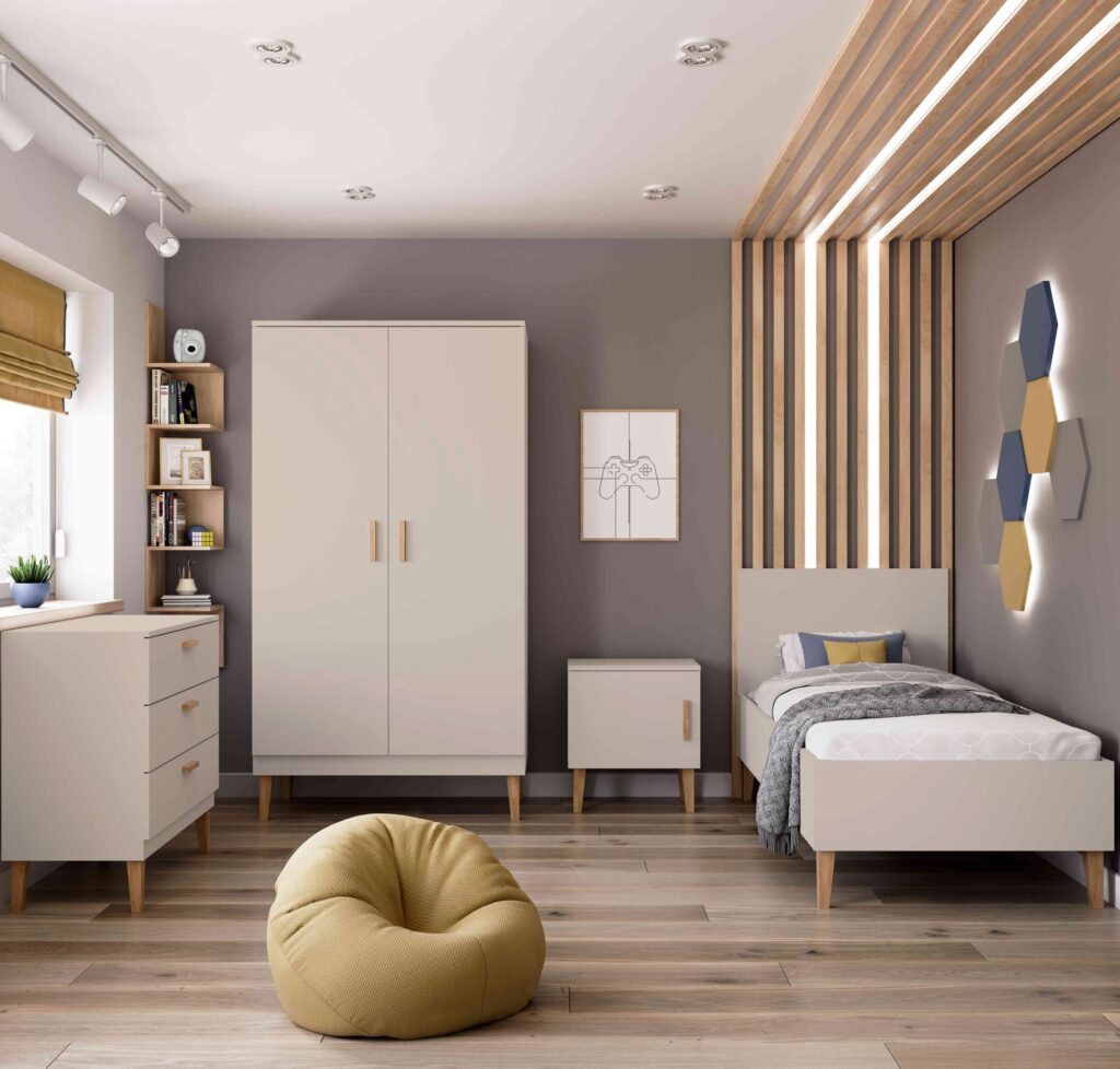 Peuterbed Kubi - Cashmere